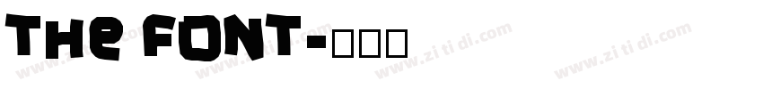 The font字体转换